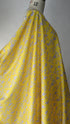 Artlux ~ 'Calla - Yellow & Lavender' Luxury Cotton Lawn ~ Made in Italy
